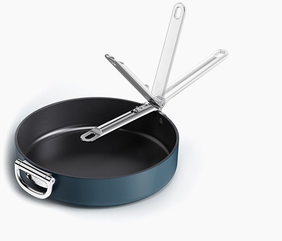 Picture of Joseph Joseph Space Fold.Handle Ceramic NS 30cm Blue Frying Pan