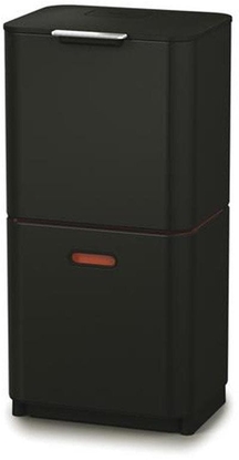 Attēls no Joseph Joseph Totem Max 60L Black Waste & Recycling Bin