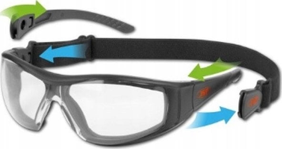Picture of JSP Stealth Hybrid zestaw, okulary/gogle