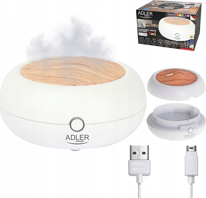 Attēls no Jura Adler | AD 7969 | USB Ultrasonic aroma diffuser 3in1 | Ultrasonic | Suitable for rooms up to 25 m² | White