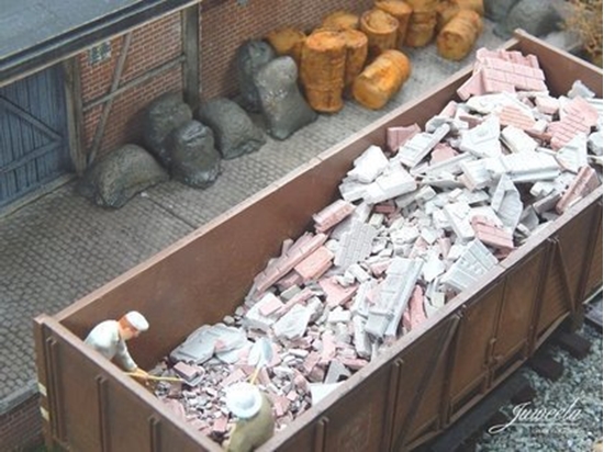 Изображение Juweela Juweela: Gruz z szaro-czerwonych cegie 150 g