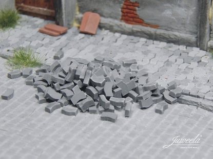 Picture of Juweela Juweela: Kostka Brukowa typu W - Ciemnoszara (4000 szt)