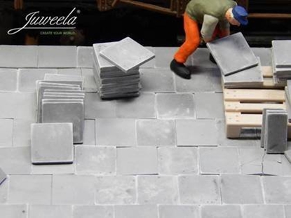 Изображение Juweela Juweela: Pyta chodnikowa - Ciemnoszara - Kwadratowa (420 szt)