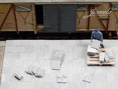 Изображение Juweela Juweela: Pyta chodnikowa - Jasnoszara - Zestaw uniwersalny