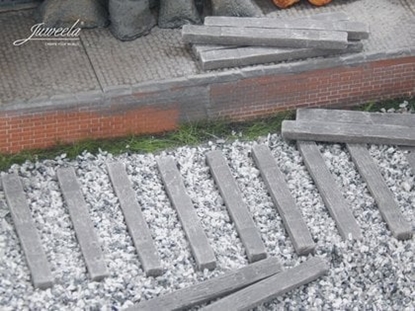 Изображение Juweela Juweela: Podkady kolejowe - Drewno (25 szt)