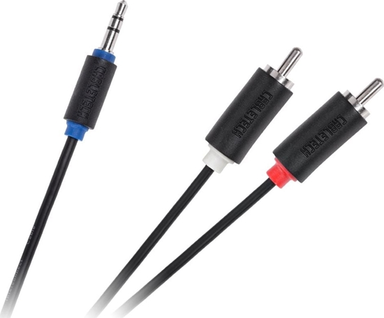 Picture of Kabel Cabletech Jack 3.5mm - RCA (Cinch) x2 10m czarny (LEC-KPO3952-10)