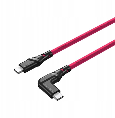 Attēls no Kabel fotograficzny Mathorn MTC-511M 5m 10Gbps 60W USB C-C90 Magenta