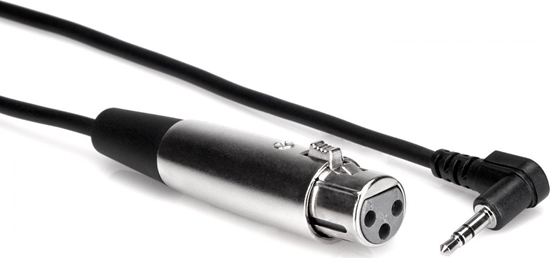 Picture of Kabel Hosa Jack 3.5mm - XLR 0.3m srebrny (XVM-101F)