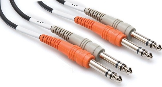 Picture of Kabel Hosa Jack 6.3mm x2 - Jack 6.3mm x2 4m czarny (CSS-204)