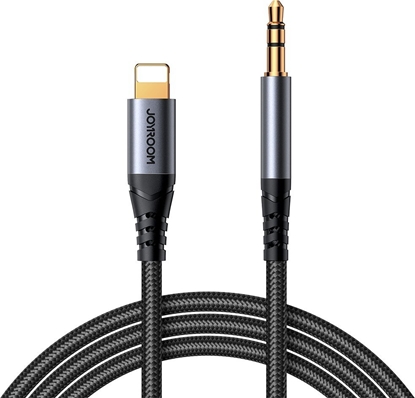 Attēls no Kabel Joyroom Kabel audio Joyroom SY-A06 Lightning / AUX mini jack 3.5mm 1.2m czarny