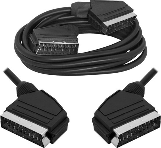 Picture of Kabel Lexton Scart - Scart 1.2m czarny (LX8017A)