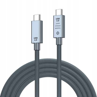 Attēls no Kabel USB Bounn USB-C - USB-C 1 m Czarny (JL-8KC4010S)