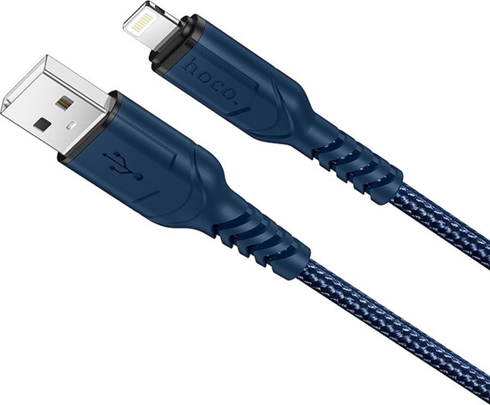 Picture of Kabel USB Hoco USB-A - Lightning 1 m Granatowy (6931474744883)