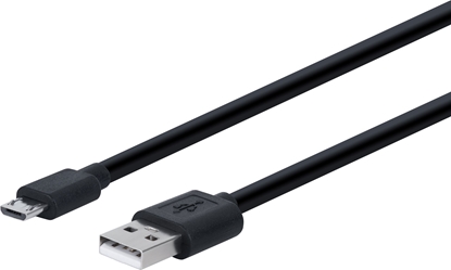 Изображение Kabel USB ProXtend USB-A - microUSB 0.2 m Czarny (JAB-7492669)