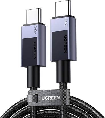 Attēls no Kabel USB Ugreen USB-C - USB-C 2 m Czarny (UGR5580)