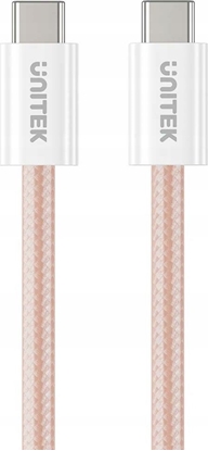 Picture of Kabel USB Unitek USB-C - USB-C 1 m Róowy (C14141APK01-1M)