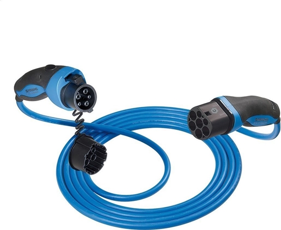 Picture of Kabel zasilajcy Mennekes Mennekes charging cable Mode 3, Type 2 > Type 1, 20A, 1PH (blue/black, 7.5 meters)