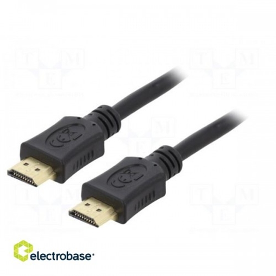 Изображение Kabelis | HDMI 2.0 | HDMI spraudnis, abas puses | 4,5 m | melns | 30AWG