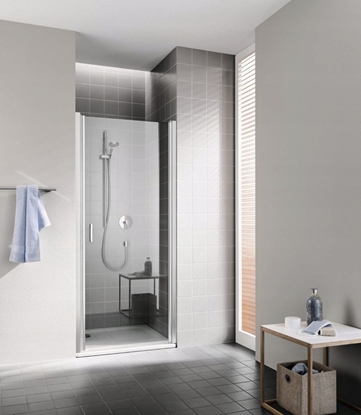 Picture of Kabina drzwi wahadowe Cada XS 1WR 0900x 2000 BV: 860-910 srebro wys. poysk, szko ESG przesunite Clean