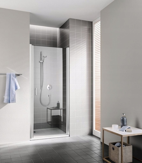 Picture of Kabina drzwi wahadowe Cada XS 1WR 0900x 2000 BV: 860-910 srebro wys. poysk, szko ESG przesunite Clean