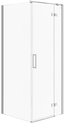 Attēls no KABINA PRYSZNICOWA NARONA CITY 80X80X195 PRAWA SZKO TRANSPARENTNE