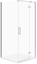 Picture of KABINA PRYSZNICOWA NARONA CITY 90X90X195 PRAWA SZKO TRANSPARENTNE