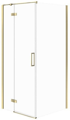 Изображение KABINA PRYSZNICOWA NARONA CITY ZOTA 90X90X195 LEWA SZKO TRANSPARENT