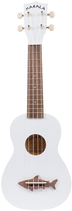 Attēls no Kala Makala Soprano Shark ukulele, white