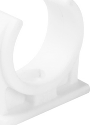 Picture of Kamera IP STASISKI Uchwyt do rur elektroinstalacyjnych póotwarty BIAY U-20 (PACZKA 100szt.)