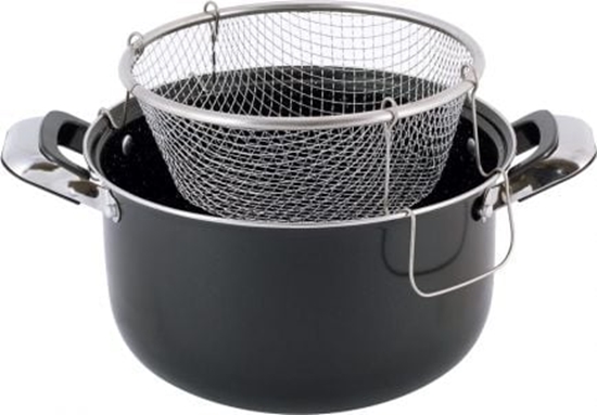 Изображение Kamille Garnek 24cm 4L + sitko,kosz do gbokiego smaenia