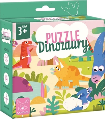 Picture of Kangur Puzzle Dinozaury 3+ 41701