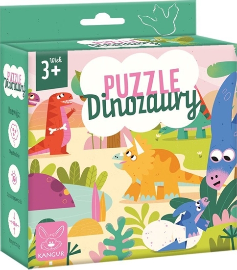 Picture of Kangur Puzzle Dinozaury 3+ 41701
