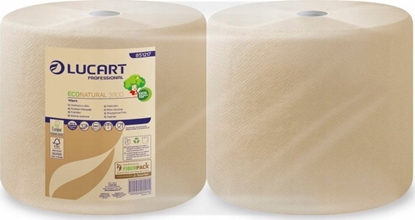 Picture of Karen Lucart EcoNatural 3.800 - Czyciwo w roli, 3 warstwy, 200 m, celuloza Fiberpack - 2 rolki