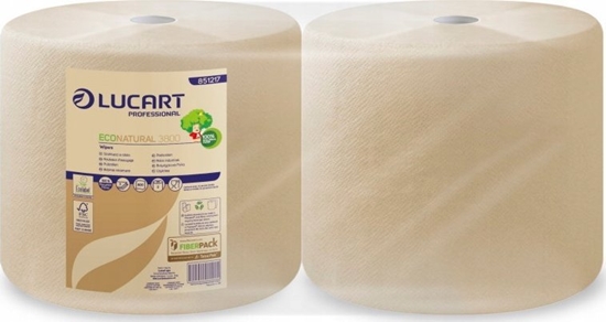 Picture of Karen Lucart EcoNatural 3.800 - Czyciwo w roli, 3 warstwy, 200 m, celuloza Fiberpack - 2 rolki