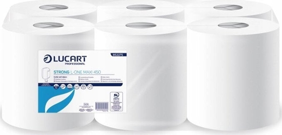 Picture of Karen Lucart Strong L-ONE Maxi 450 - Czyciwo w roli, centralnie dozowane, 2 warstwy, 158 m, celuloza - 6 rolek