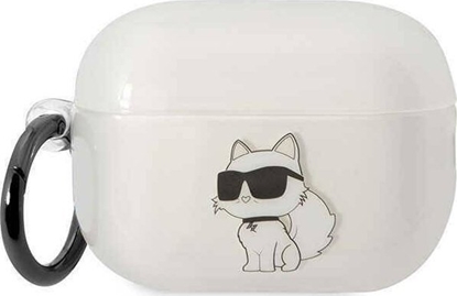 Изображение Karl Lagerfeld Etui Karl Lagerfeld KLAP2HNCHTCT Apple AirPods Pro 2 transparent Ikonik Choupette