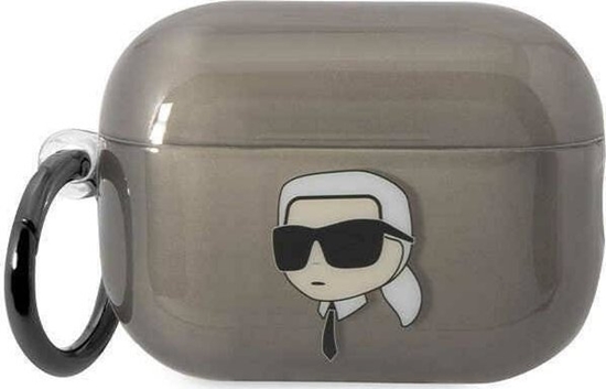 Изображение Karl Lagerfeld Etui KKLAP2HNIKTCK Apple AirPods Pro 2 czarny/black Ikonik Etui