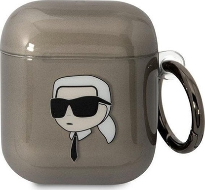 Изображение Karl Lagerfeld Karl Lagerfeld KLA2HNIKTCK AirPods 1/2 cover czarny/black Karl`s Head