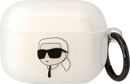 Изображение Karl Lagerfeld Karl Lagerfeld KLAPHNIKTCT AirPods Pro cover transparent Karl`s Head