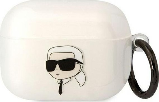 Изображение Karl Lagerfeld Karl Lagerfeld KLAPHNIKTCT AirPods Pro cover transparent Karl`s Head