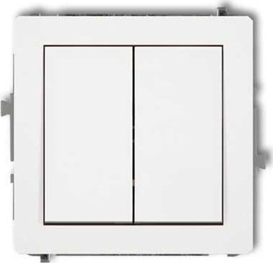 Picture of Karlik cznik schodowy Karlik Deco DWP-33.1 podwójny bez piktogramów biay