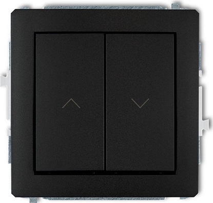 Picture of Karlik Przecznik podtynkowy aluzjowy zwierny Deco 12DWP-88 czarny mat