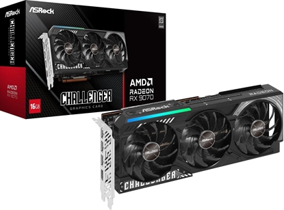 Изображение Karta graficzna ASRock Radeon RX 9070 Challenger 16GB GDDR6 (RX9070 CL 16G)