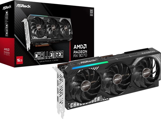 Изображение Karta graficzna ASRock Radeon RX 9070 Challenger 16GB GDDR6 (RX9070 CL 16G)