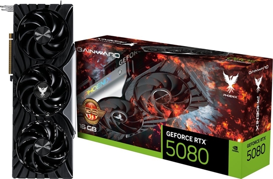 Picture of Karta graficzna Gainward GeForce RTX 5080 Phoenix GS 16GB GDDR7 (NE75080S19T2-GB2031X)