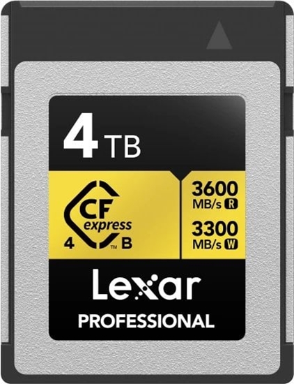 Изображение Karta Lexar Professional Gold CFexpress 4 TB  (LCXEXPR004T-RNENG)