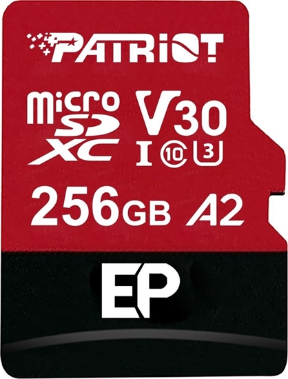 Picture of Karta Patriot EP Pro A2 MicroSDXC 256 GB Class 10 UHS-I/U3 A2 V30 (PEF256GEP32MCX)