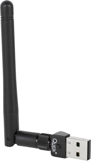 Picture of Karta sieciowa Quer WiFi 802.11 b/g/n z anten (KOM0640)