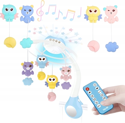 Picture of Karuzela z projektorem 3w1 niebieska