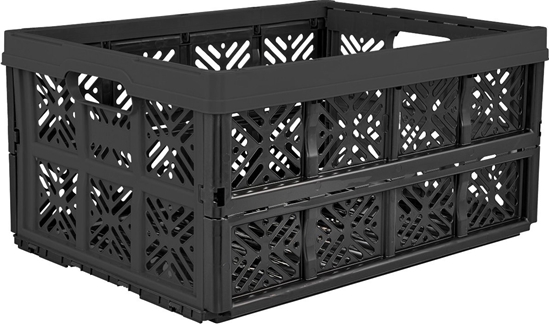 Picture of Keeeper KEEEPER - Kosz skadany - IDA - skrzynka - pojemnik - czarny - 32 L